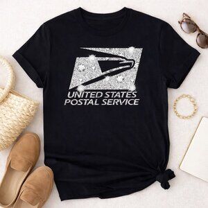 USPS United States Postal Service Diamond Bling Graphic Tee | Funny Postal Shirt